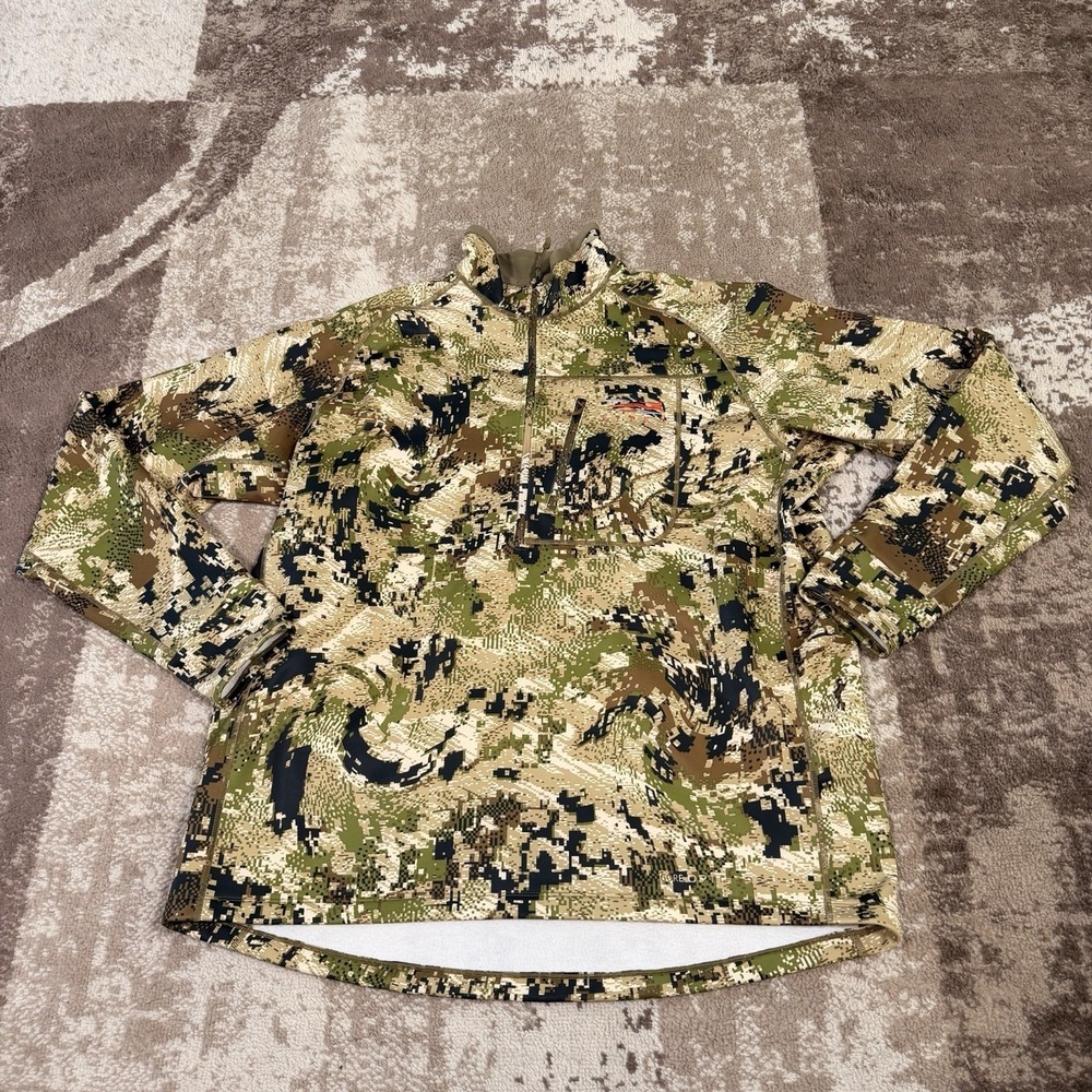 Sitka Traverse Zip-T Optifade Subalpine Men's 2XL Camo Hunting Pullover
